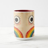 MUG VISAGE HEUREUX ARC-EN-CIEL (Centre)