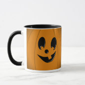 Mug Visage idiot de Jack-o'-lantern avec une dent (Gauche)