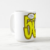 Mug visage jaune 50, éd'un seul numéro (Devant gauche)