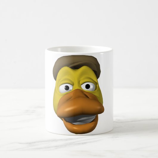 Mug Visage jaune de visage de canard (Centre)