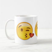 Mug Visage jetant un baiser Emoji (Gauche)