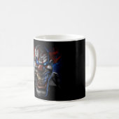 Mug Visage mauvais de clown (Devant droit)