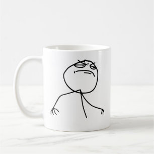 Mug Visage Meme de rage de Yea de F