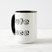 Mug Visage mignon ! (Devant gauche)