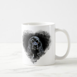 Mug Visage noir de cocker