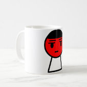 Mug Visage non impressionné (Devant gauche)