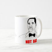 Mug Visage non mauvais Meme de rage de Barack Obama (Devant droit)