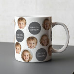 Mug Visage personnalisé à deux photos | Je T'Aime Gran<br><div class="desc">Montrez à grand-père combien il veut vous dire avec cette tasse personnalisée en deux photos ! Avec le texte "I Love You Grandpa" et l’espace pour deux photos chères, c’est le cadeau idéal pour la fête des pères, les anniversaires, ou simplement parce que. Qu'il aime le café, le thé ou...</div>
