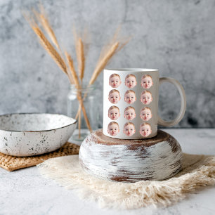 Mug Visage personnalisé moderne Drôle cadeau d'anniver