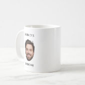 Mug Visage personnalisé moderne Fundy Anniversaire Gro (Devant gauche)