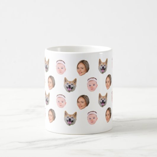 Mug Visage Personnalisé, Mug Photo Personnalisé, C (Centre)