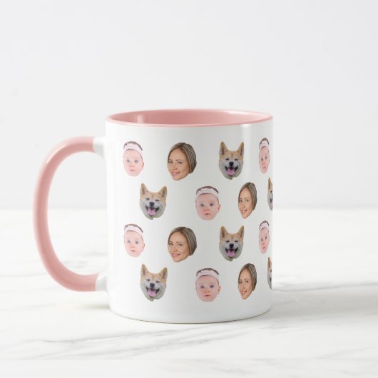 Mug Visage Personnalisé, Mug Photo Personnalisé, C (Gauche)