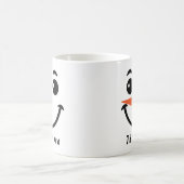 Mug Visage personnalisé pour enfants Snowman (Centre)