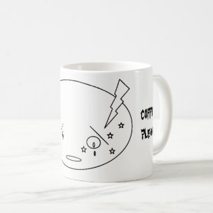 Mug Visage pleurant d'attaque de migraine dans la