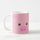 Mug Visage porcin rose (Gauche)