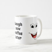 Mug visage riant joyeux (Devant droit)