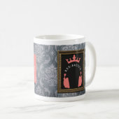 Mug Visage saint de Lucques ! Rose de motif (Devant droit)