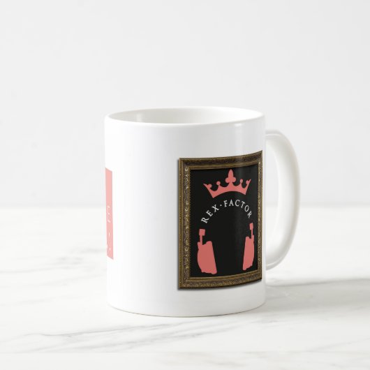 Mug Visage saint de Lucques ! Rose simple (Devant droit)