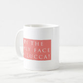 Mug Visage saint de Lucques ! Rose simple (Devant gauche)