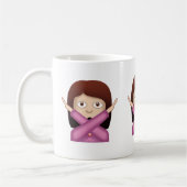 Mug Visage sans le bon geste Emoji (Gauche)
