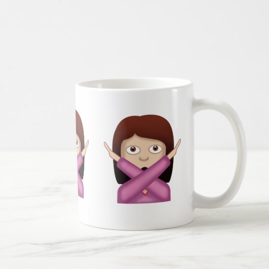 Mug Visage sans le bon geste Emoji (Droite)