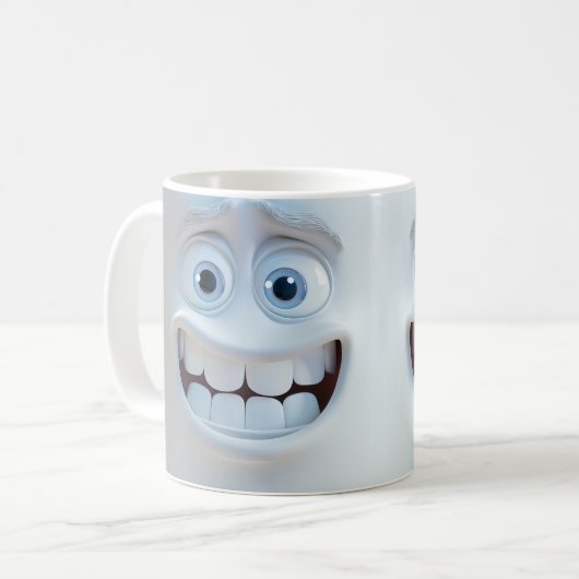 Mug Visage sarcastique (Devant gauche)