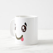 Mug Visage Savoring la nourriture délicieuse Emoji (Devant gauche)