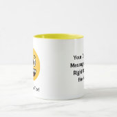 Mug Visage souriant avec boue à bouche ouverte (Centre)