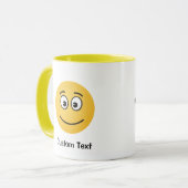 Mug Visage souriant avec sourcils ouverts (Devant gauche)