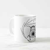 Mug Visage Tardigrade d'ours de l'eau (Devant gauche)
