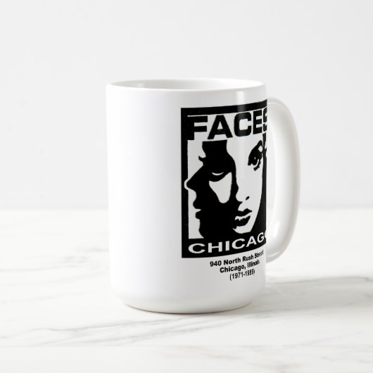 Mug Visages, Chicago, Illinois (Devant droit)