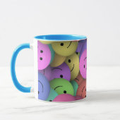 Mug Visages colorés heureux Art Emoji (Gauche)