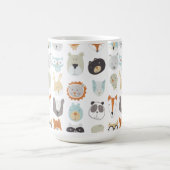 Mug Visages conviviaux | Portraits d'animaux mignons (Centre)