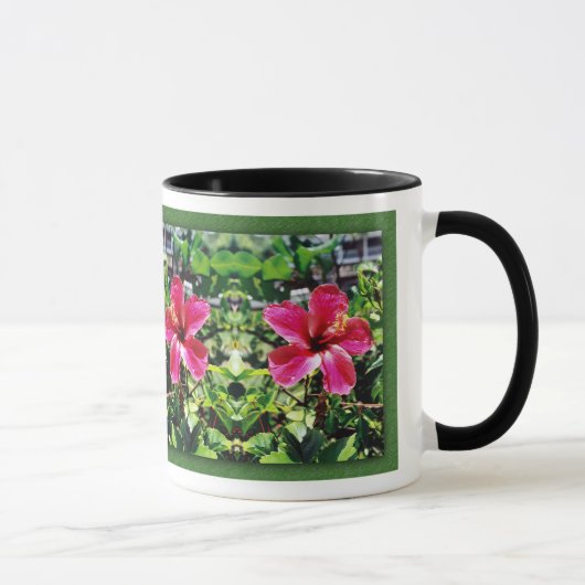 Mug Visages dans les feuilles… (Droite)