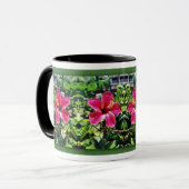 Mug Visages dans les feuilles… (Devant gauche)