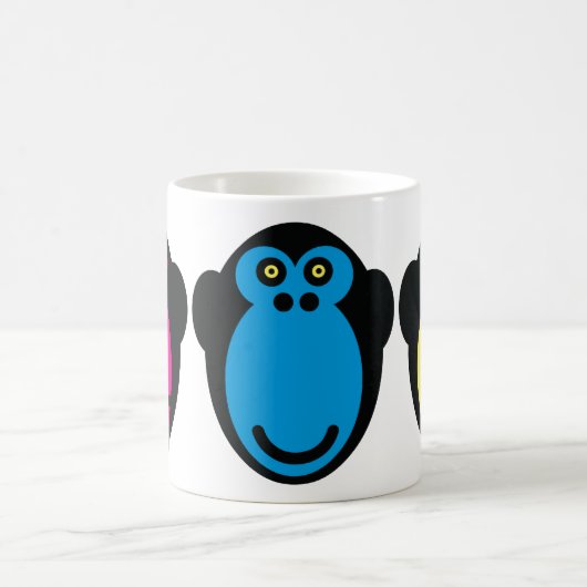 Mug Visages de singe (Centre)