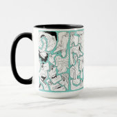 Mug Visages dessin au trait (Gauche)