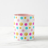 Mug Visages Modernes Joyeux Multicolores Mignons (Centre)
