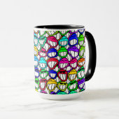 Mug Visages souriants cool (Devant droit)