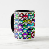 Mug Visages souriants cool (Devant gauche)