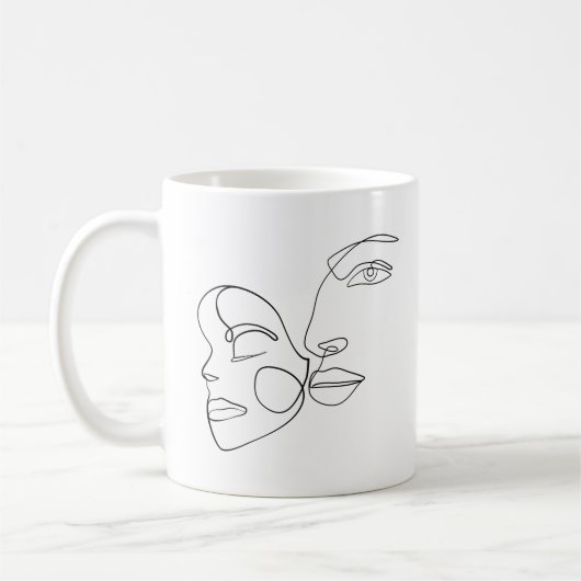 Mug Visages T-shirts (Gauche)