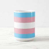 Mug Visibilité du drapeau de fierté transgenre de Slip (Centre)