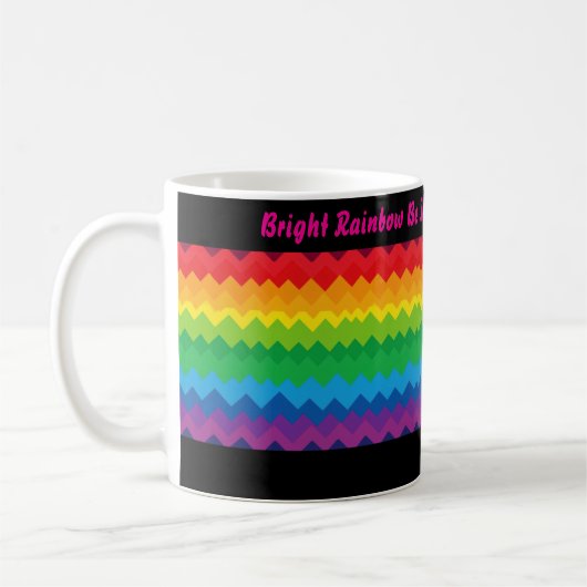 Mug « Visibilité » – Un motif de fierté abstrait #1 (Gauche)