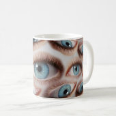 Mug Vision psychédélique : illusion de l'oeil Abstrait (Devant droit)
