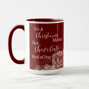Mug Visionnage de film de Noël personnalisé
