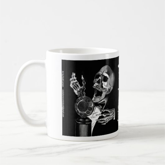 Mug Visitations Comic Book Chanter le crâne (Gauche)