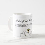 Mug Visite de morgue d'araignée (Devant gauche)