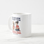 Mug Visite d'excuses de maman Frenchie drôle design (Devant gauche)