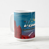 Mug Visite du Poster vintage Vénus (Devant gauche)