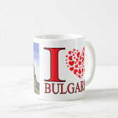 Mug Visite Sofia, Bulgarie J'aime (Devant droit)